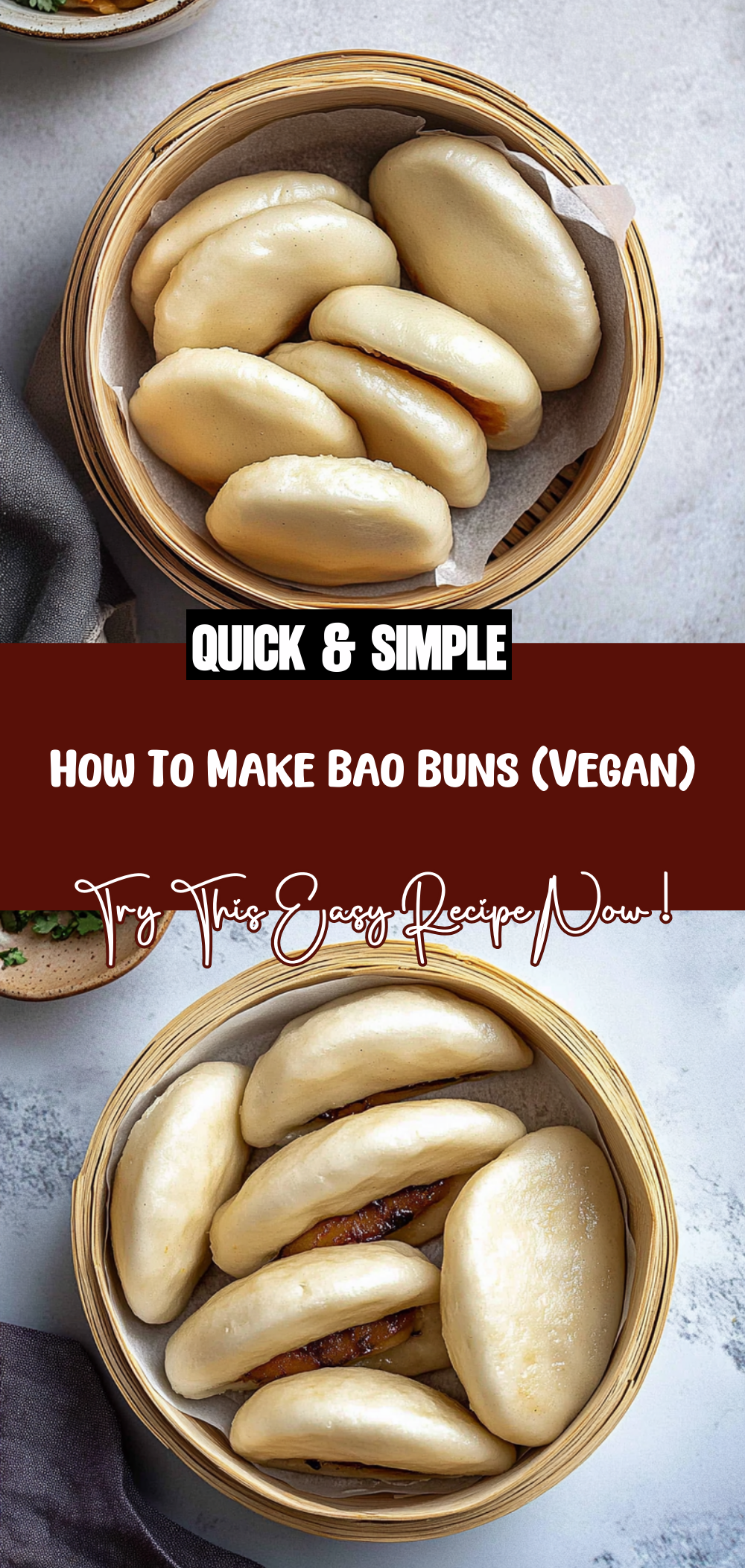 How To Make Bao Buns (Vegan)