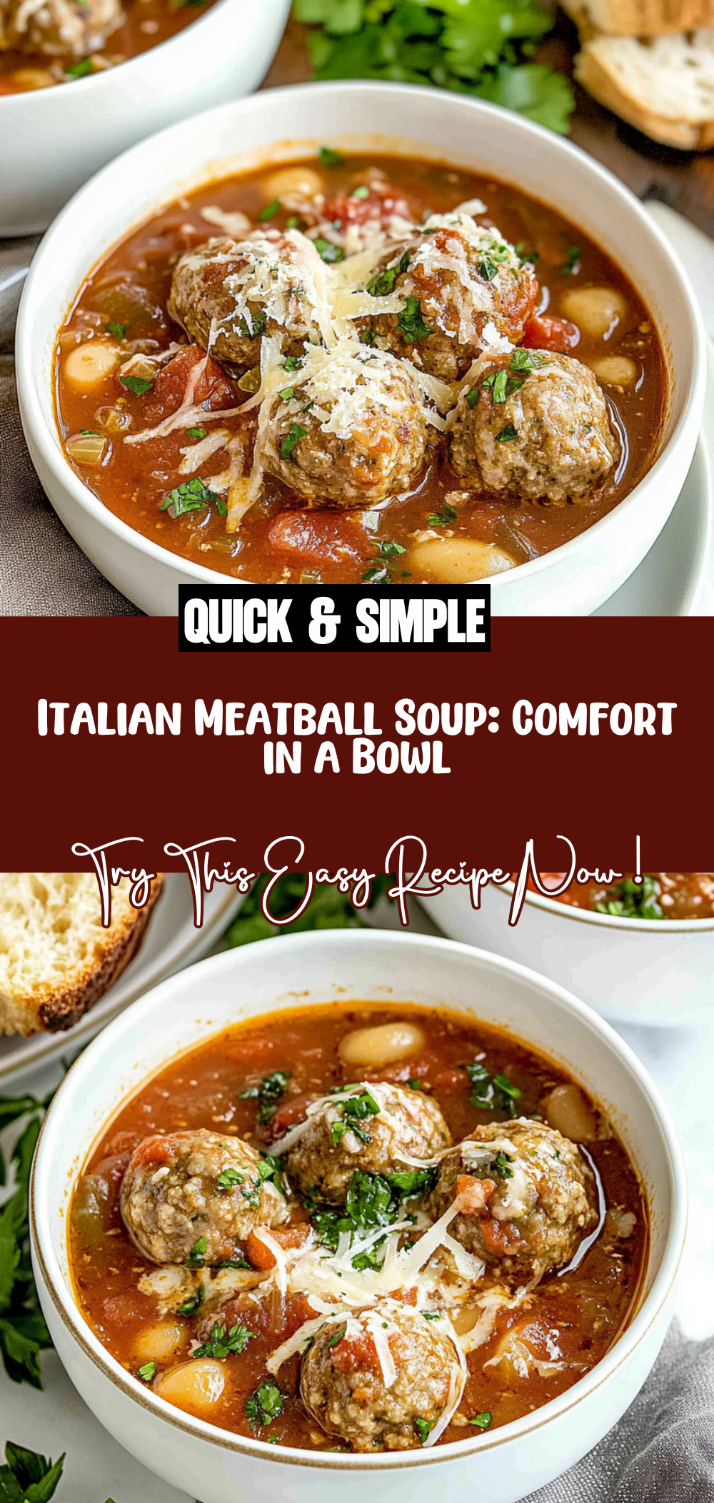Italian Meatball Soup: Comfort in a Bowl