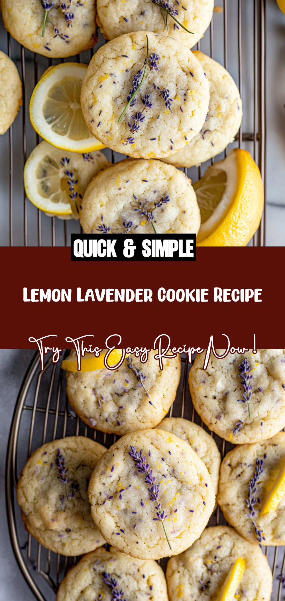 Lemon Lavender Cookie Recipe