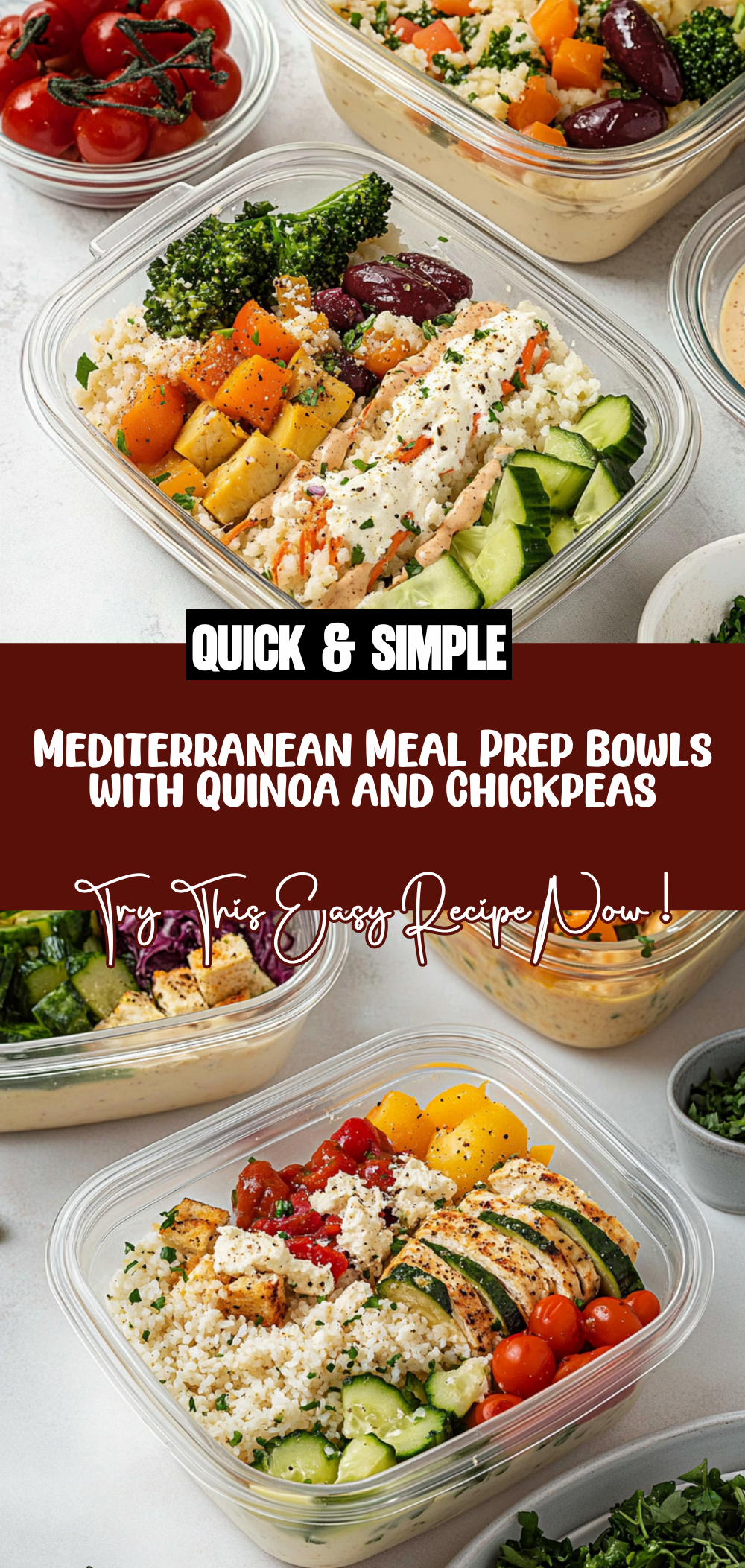 Mediterranean Meal Prep Bowls