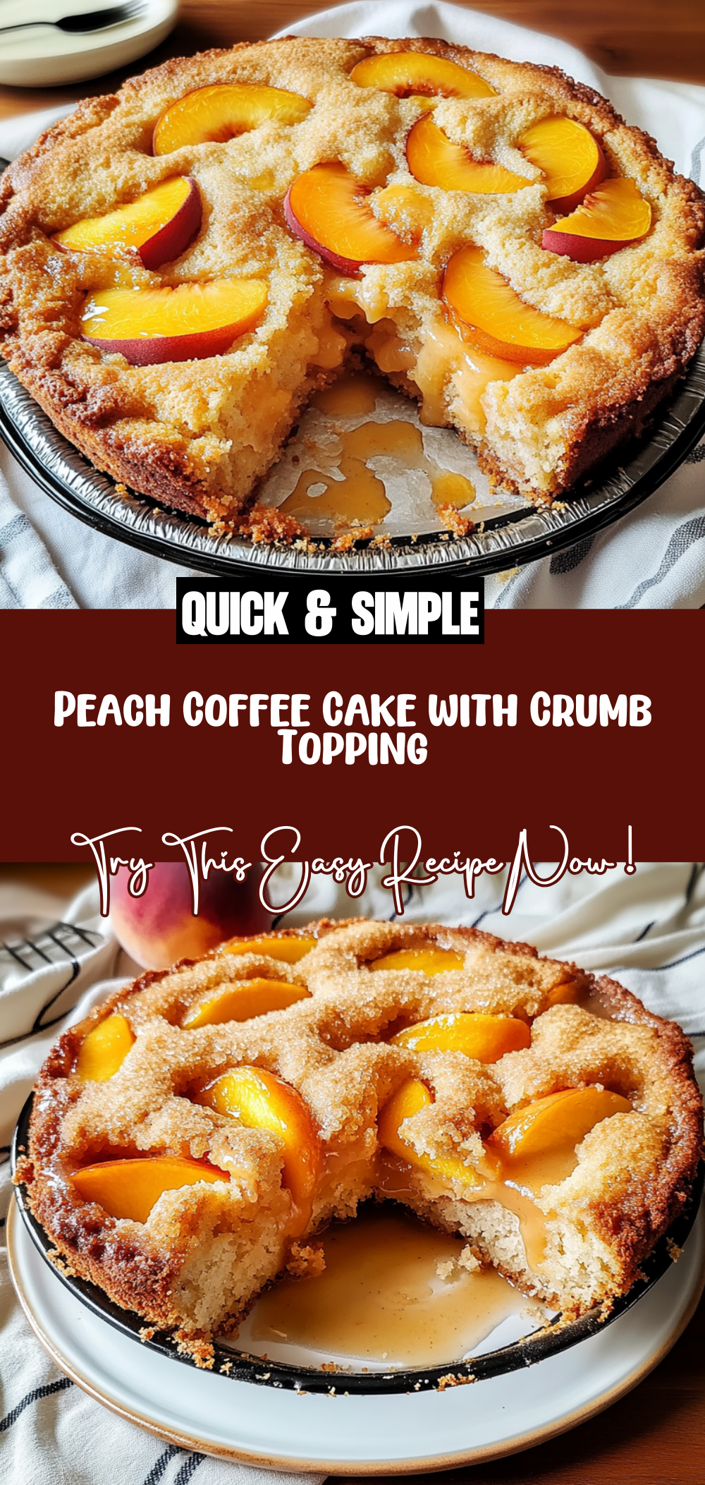 Peach Coffee Cake