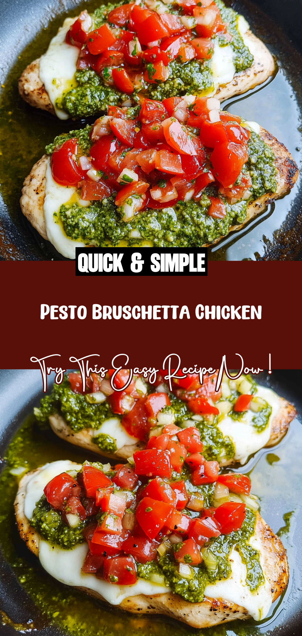 Pesto Bruschetta Chicken