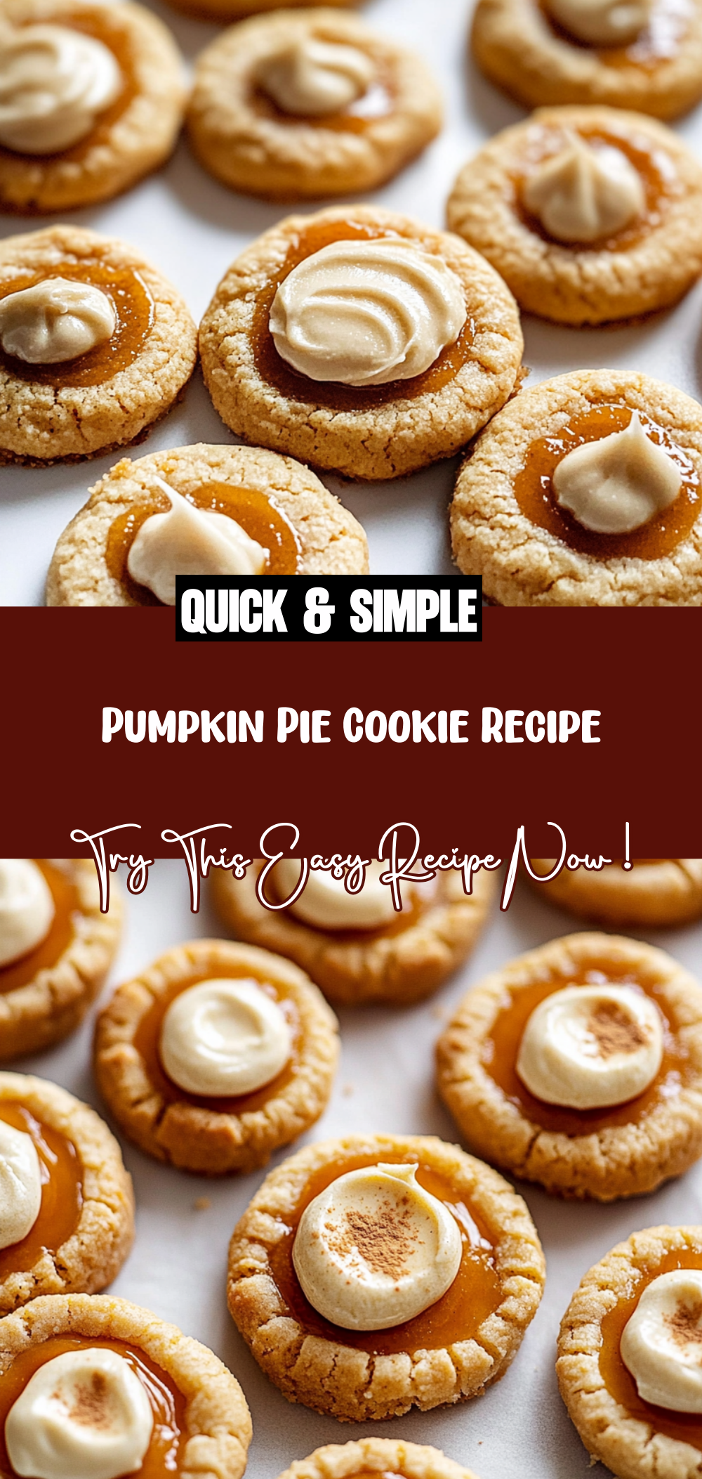 Pumpkin Pie Cookie Recipe