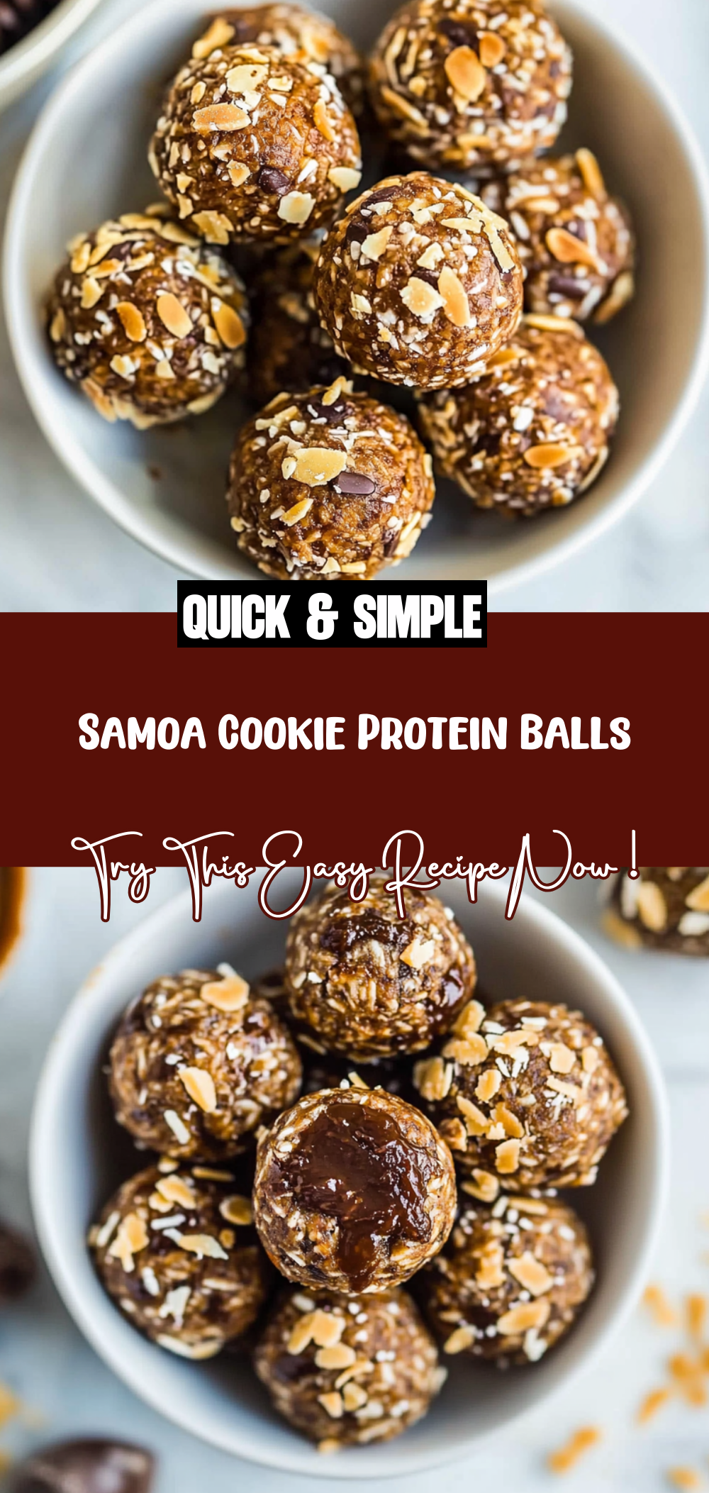 Samoa Cookie Protein Balls