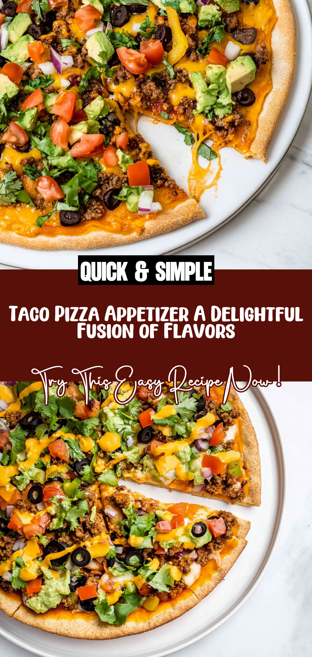Taco Pizza Appetizer: A Delightful Fusion of Flavors