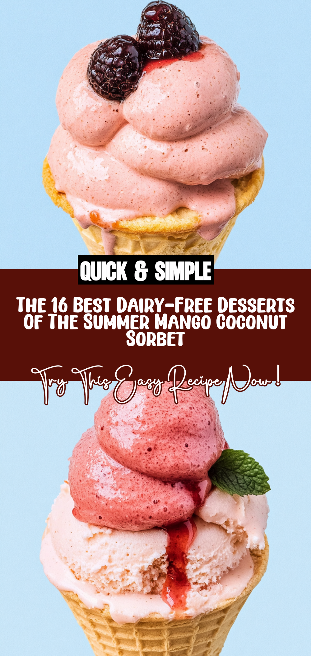 The 16 Best Dairy-Free Desserts Of The Summer