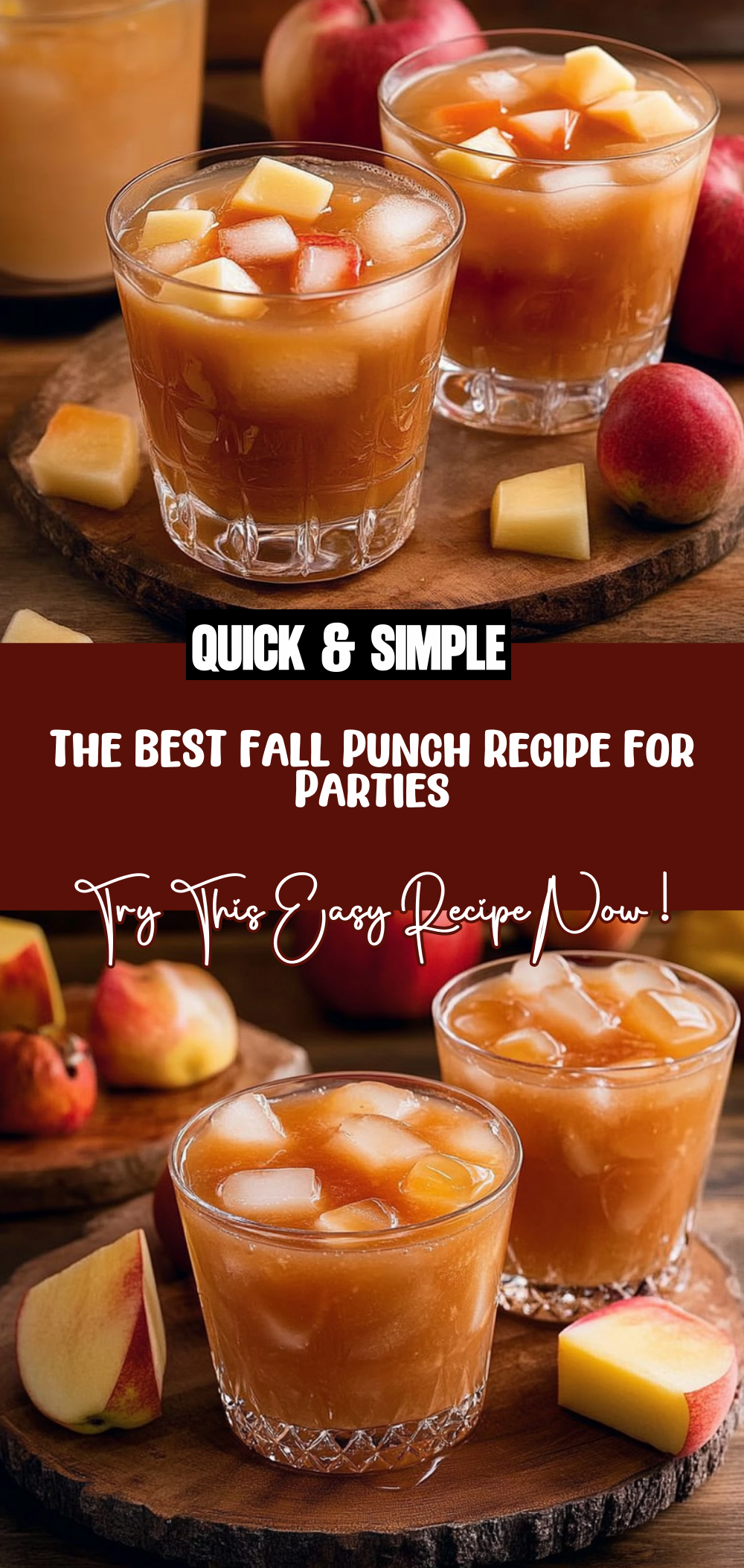 The BEST Fall Punch Recipe For Parties
