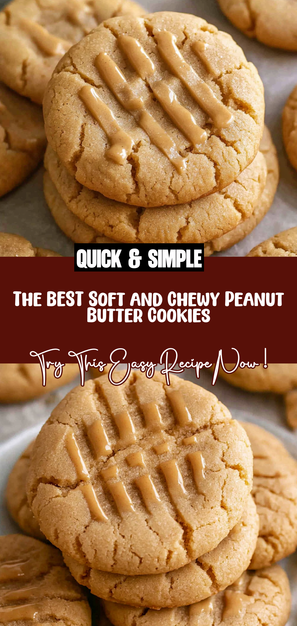 The BEST Soft and Chewy Peanut Butter Cookies