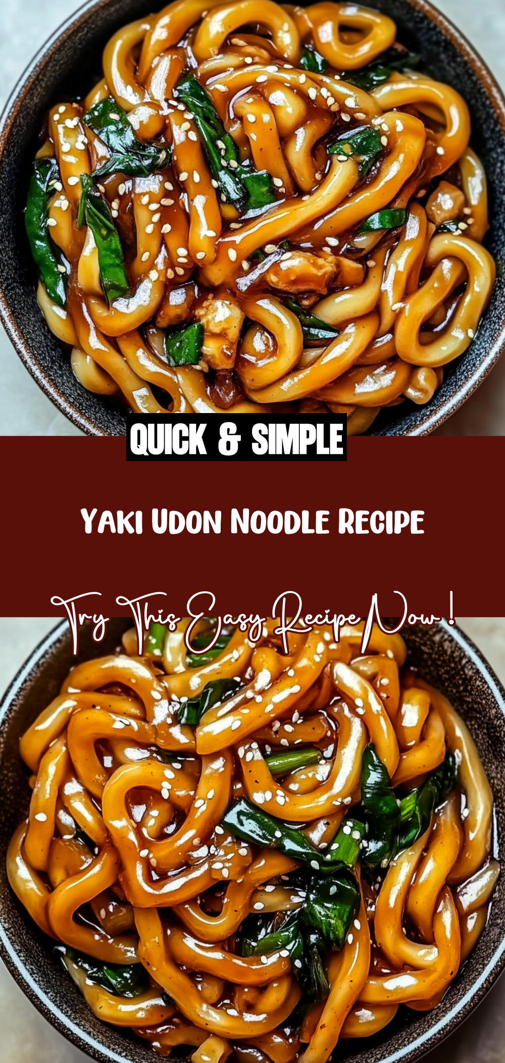 Yaki Udon Noodle Recipe