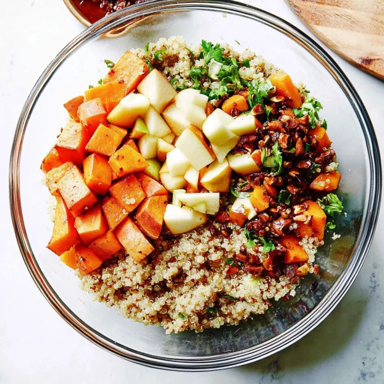 Apple Sweet Potato Quinoa Salad: A Flavorful Delight