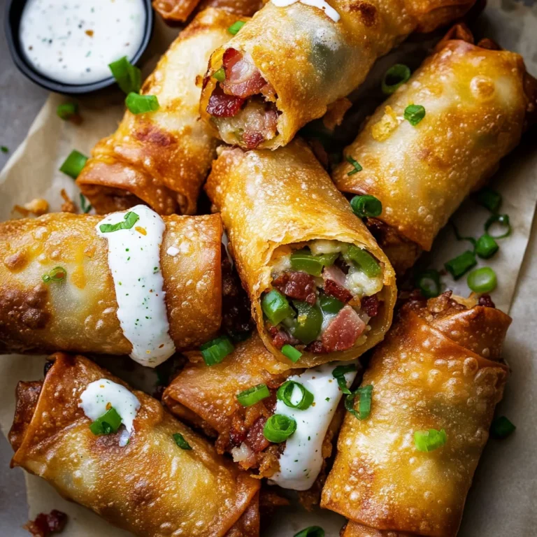 Bacon Jalapeño Eggrolls: Crispy and Flavor-Packed Delight