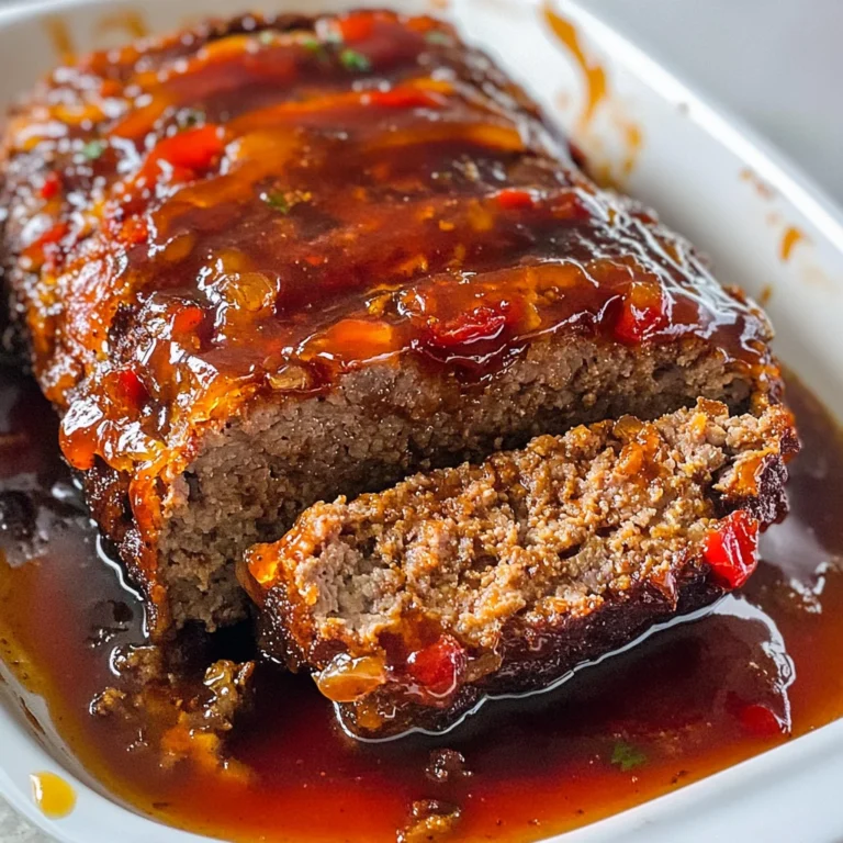 Bourbon Glaze Meatloaf Recipe: Sweet and Smoky Delight