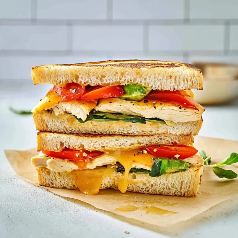 Chicken Avocado Melt Sandwich: Creamy and Dreamy Delight