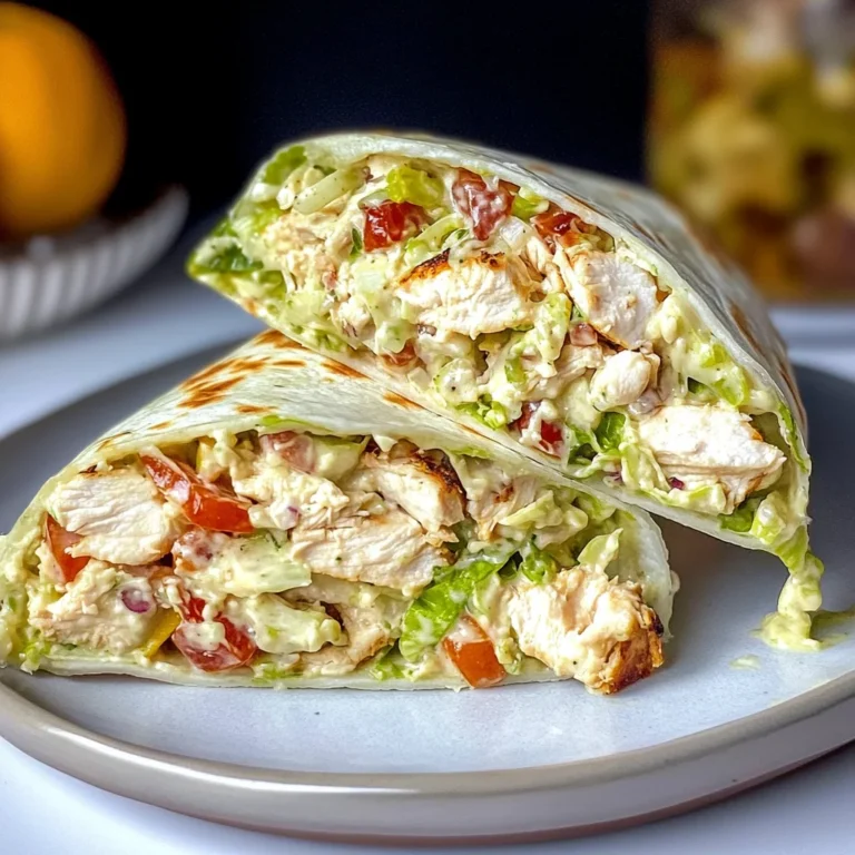 Chopped Chicken Caesar Salad Wrap Recipe: A Tasty Twist