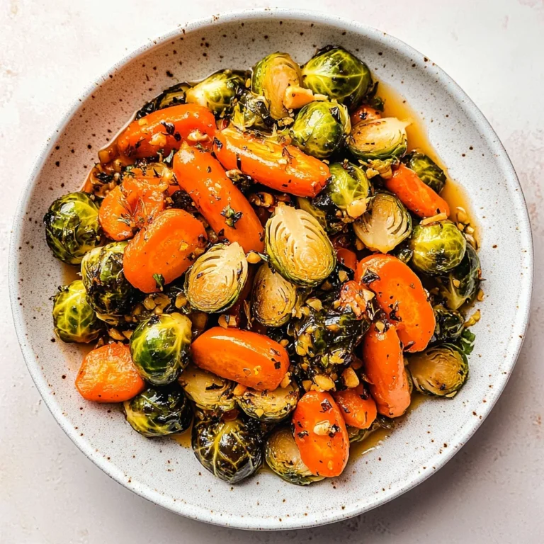 Crispy Maple Glazed Carrots and Brussel Sprouts: Irresist…