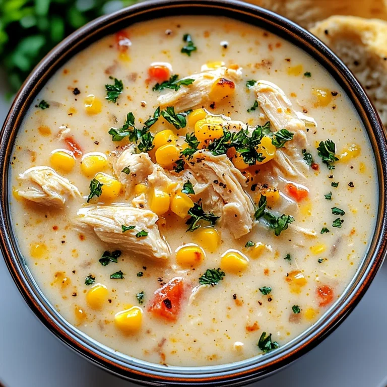 Crockpot Chicken Corn Chowder: Creamy Comfort in a Bowl
