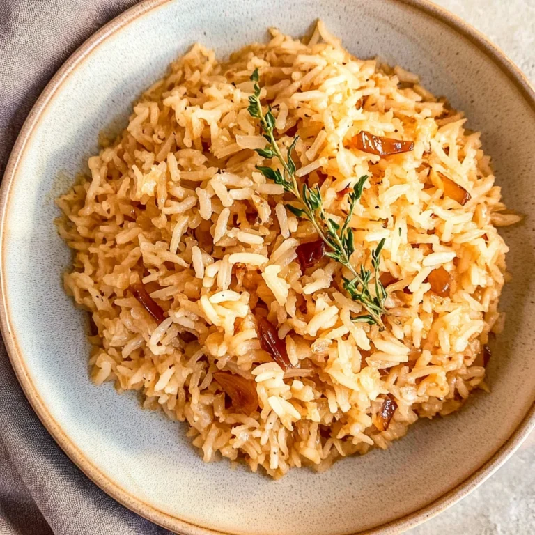 French Onion Butter Rice: Comfort Food Bliss at Home