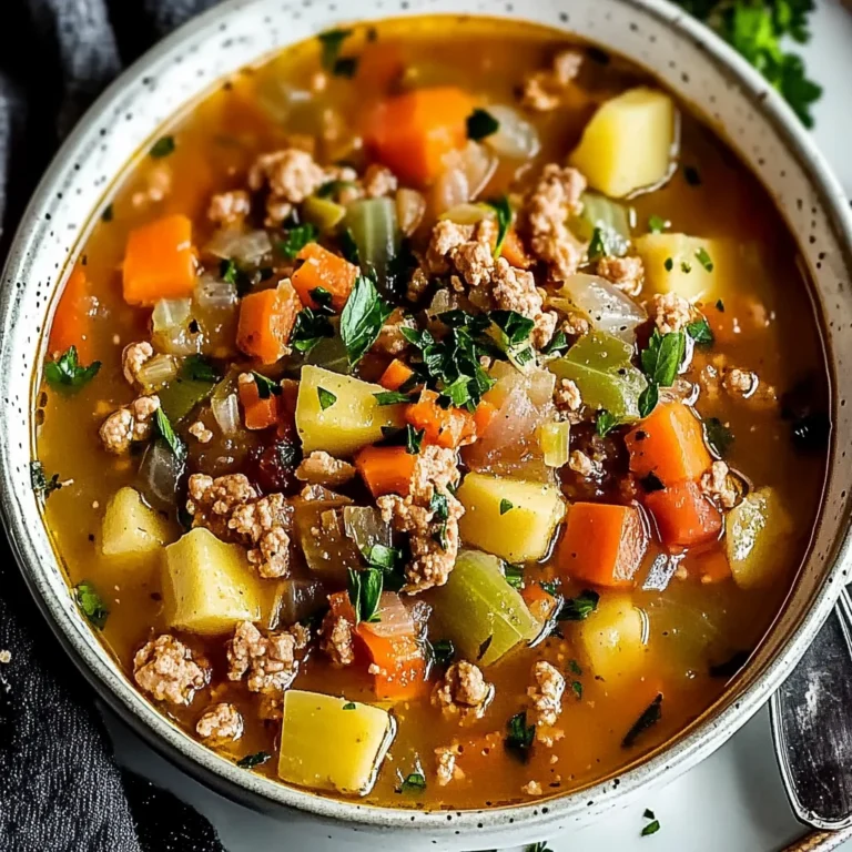 Ground Turkey Soup Recipe: Hearty, Healthy, and Delicious