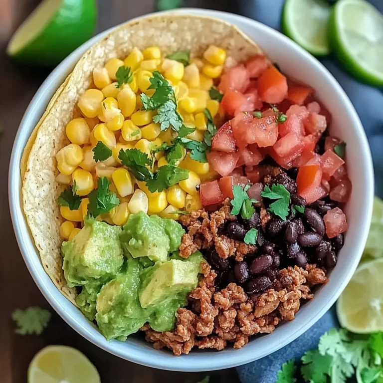Healthy Turkey Taco Bowl: Flavorful and Guilt-Free Delight