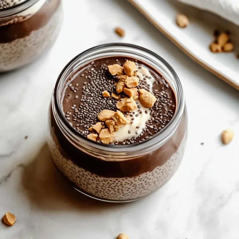 High-Protein, Chocolate Peanut Butter Chia Pudding: Irres…