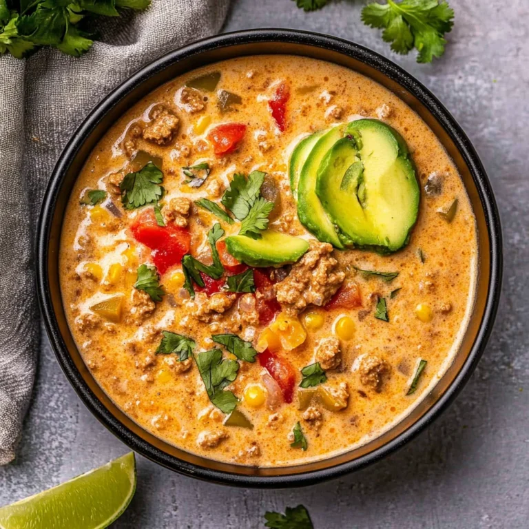 High Protein Creamy Taco Soup: Cozy and Delicious Delight