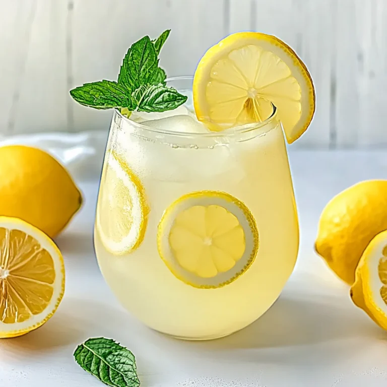 Juicy Vodka Lemonade Spritzer: A Sunshine Cocktail Delight