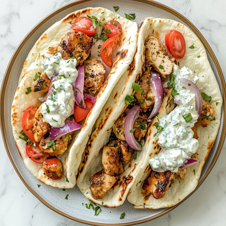 Mediterranean Chicken Gyros with Creamy Feta Tzatziki: Ir…
