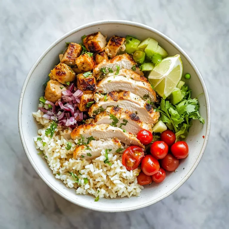 Mediterranean Chicken and Rice Bowl: Flavorful Comfort Food