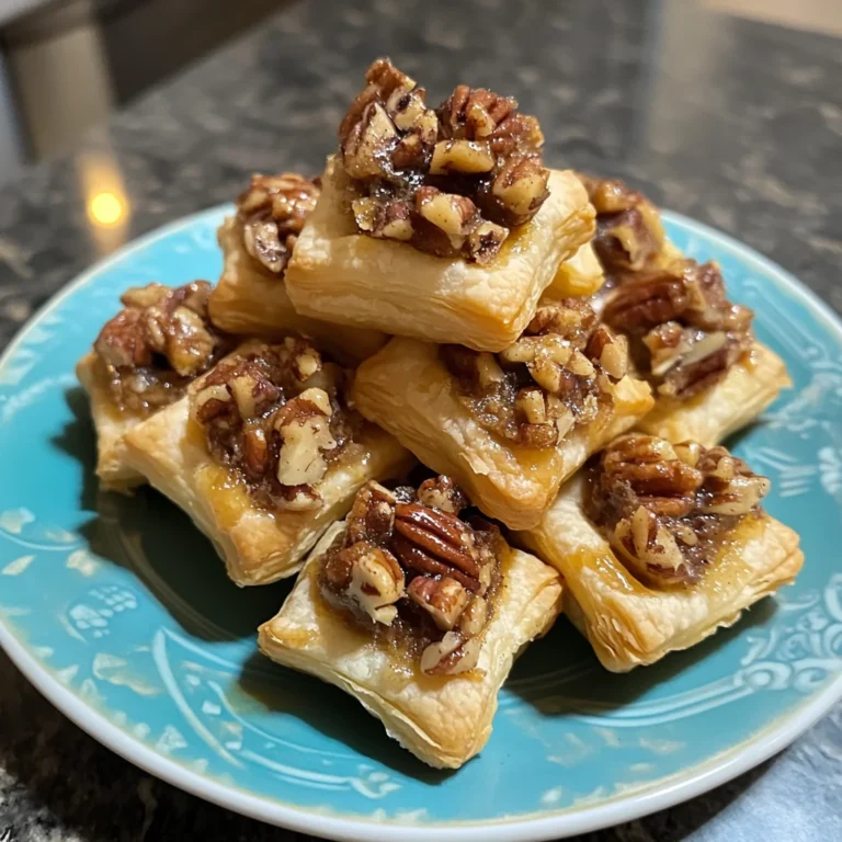 Puff Pastry Pecan Pie Bites: Irresistibly Gooey Delight