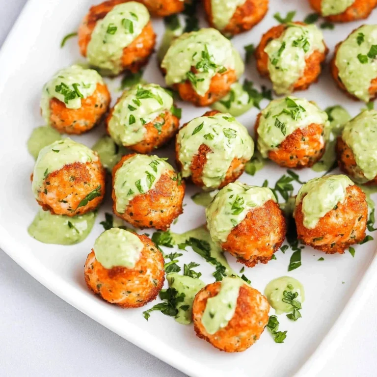 Salmon Balls with Creamy Avocado Sauce: A Delicious Twist