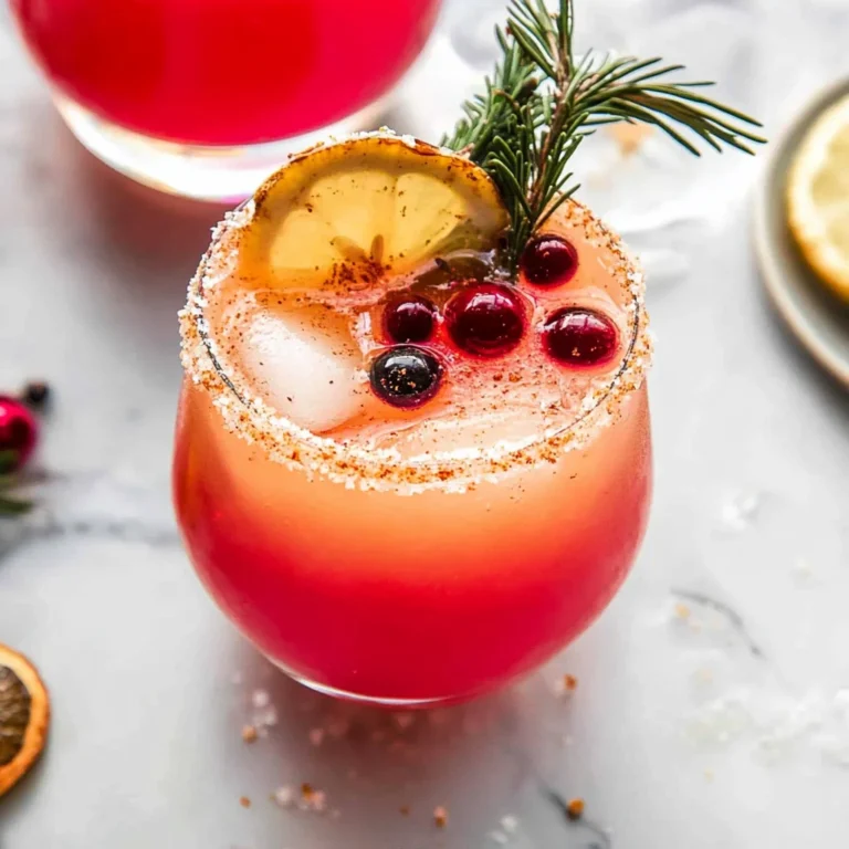 Spiced Christmas Margarita: A Festive Holiday Delight
