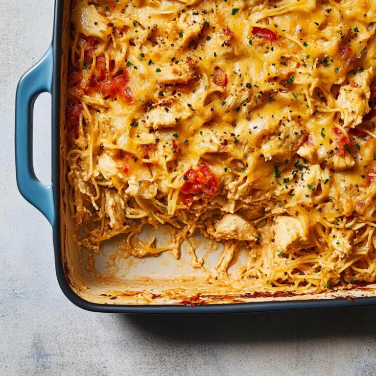 Spicy Southern Cheesy Chicken Spaghetti Casserole: Comfor…