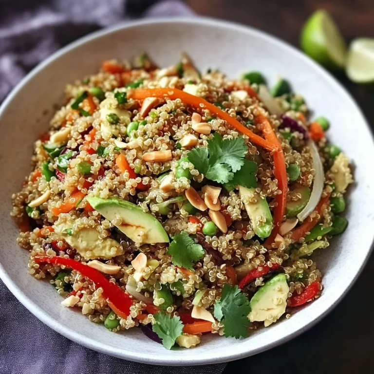 Thai Quinoa Crunch Salad: A Refreshing Healthy Delight!