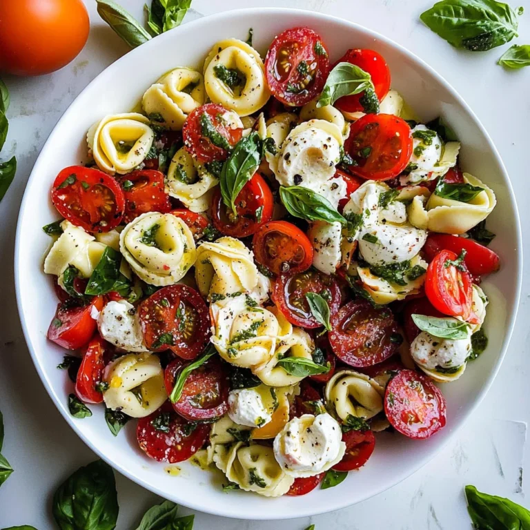 Tortellini Caprese Salad: A Fresh and Flavorful Delight
