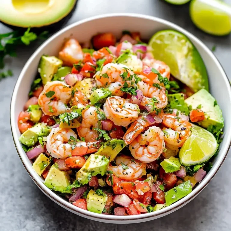 Zesty Lime Shrimp and Avocado Salad: Fresh and Flavorful …