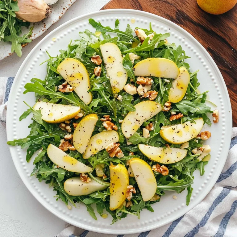 Arugula Pear Salad: A Delightful Brunch Surprise