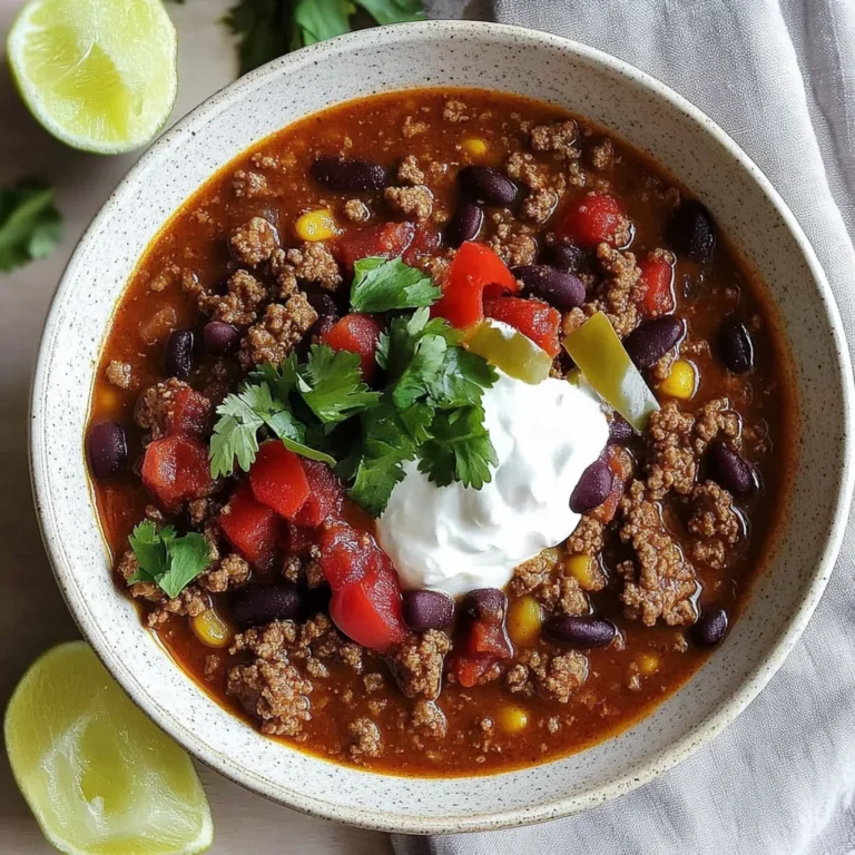 Best Ground Beef Stovetop Chili: Hearty and Delicious!