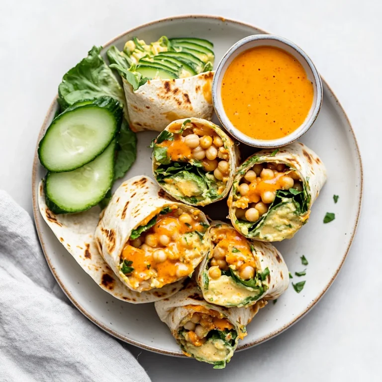 Buffalo Chickpea Wraps: Spicy and Creamy Delight at Home