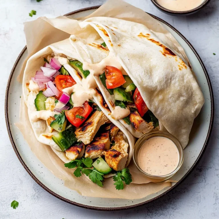 Chicken Shawarma with Creamy Garlic Sauce: Irresistibly F…