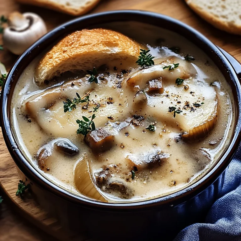 Creamy French Onion and Mushroom Soup: Pure Comfort in a …