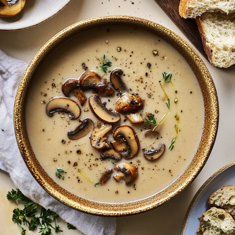 Creamy Mushroom Soup: A Cozy Hug in a Bowl