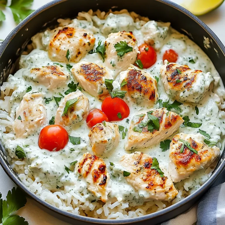 Dump-and-Bake Chicken Tzatziki Casserole: Easy and Flavorful