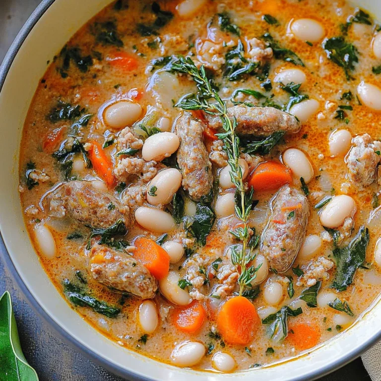 Italian Sausage and White Bean Soup: Cozy Comfort in a Bowl