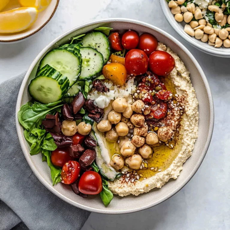 Mediterranean Hummus Bowl: Deliciously Easy Recipe at Home