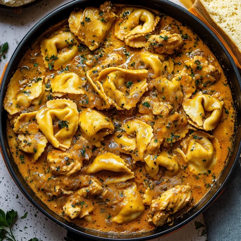 One-Pot Spicy Garlic Butter Chicken Tortellini: Easy Delight
